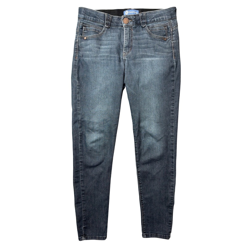 Democracy Jeans Womens 10 Ab solution Skinny Blue Dark Wash Denim Pants